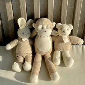 Monkey-babie's cashmere comfort toys