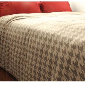 Houndstooth Cashmere Blanket-- Mtantan211017B