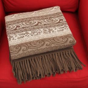 Floral Jacquard Cashmere Blanket-MTANTANJ